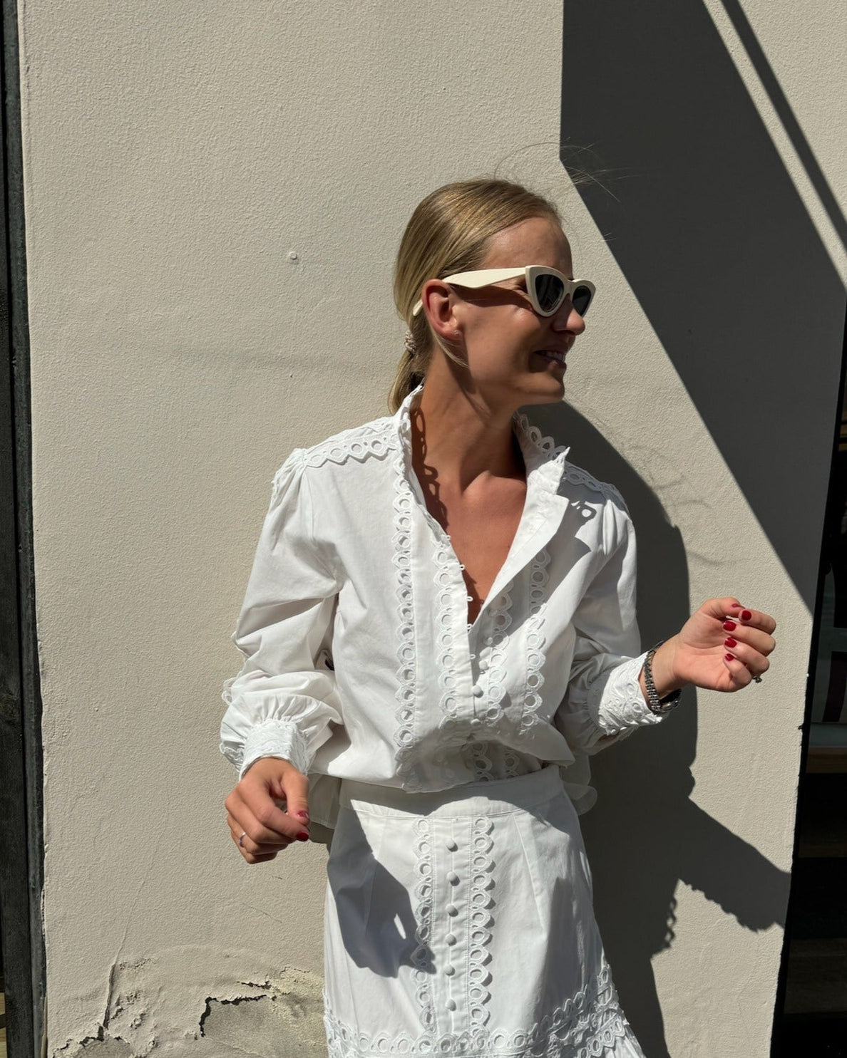 YASJANE Shirt - Star White